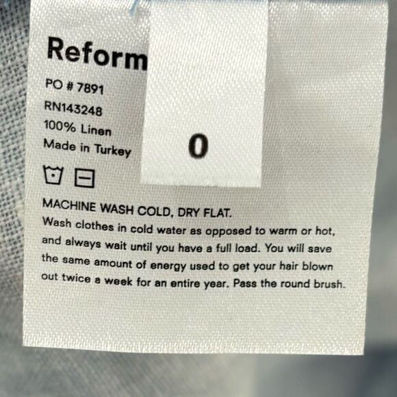 Reformation Nebraska Strappy Linen Midi Dress - Picture 10 of 11